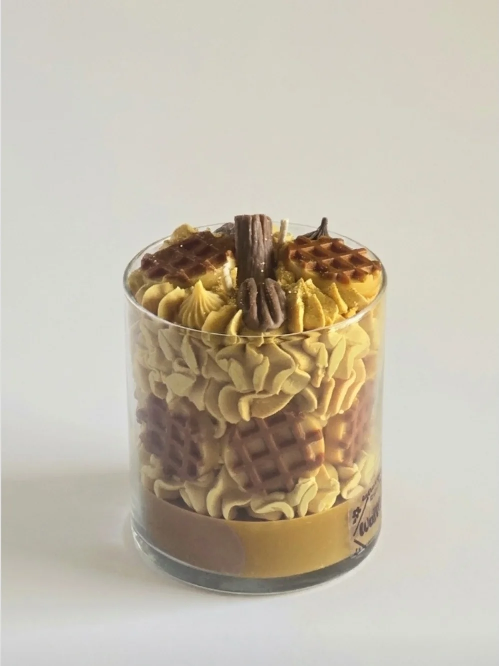 Waffle Candle